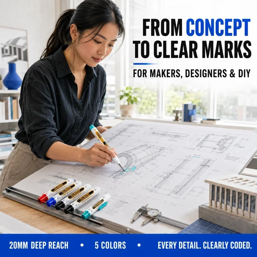 Precision Tip Quick-Dry Oil-Based Marker Pen