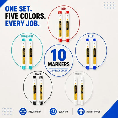 Precision Tip Quick-Dry Oil-Based Marker Pen