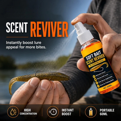 🎣Soft Bait Scent Spray -Instant Fish-AttractingReviver🐟