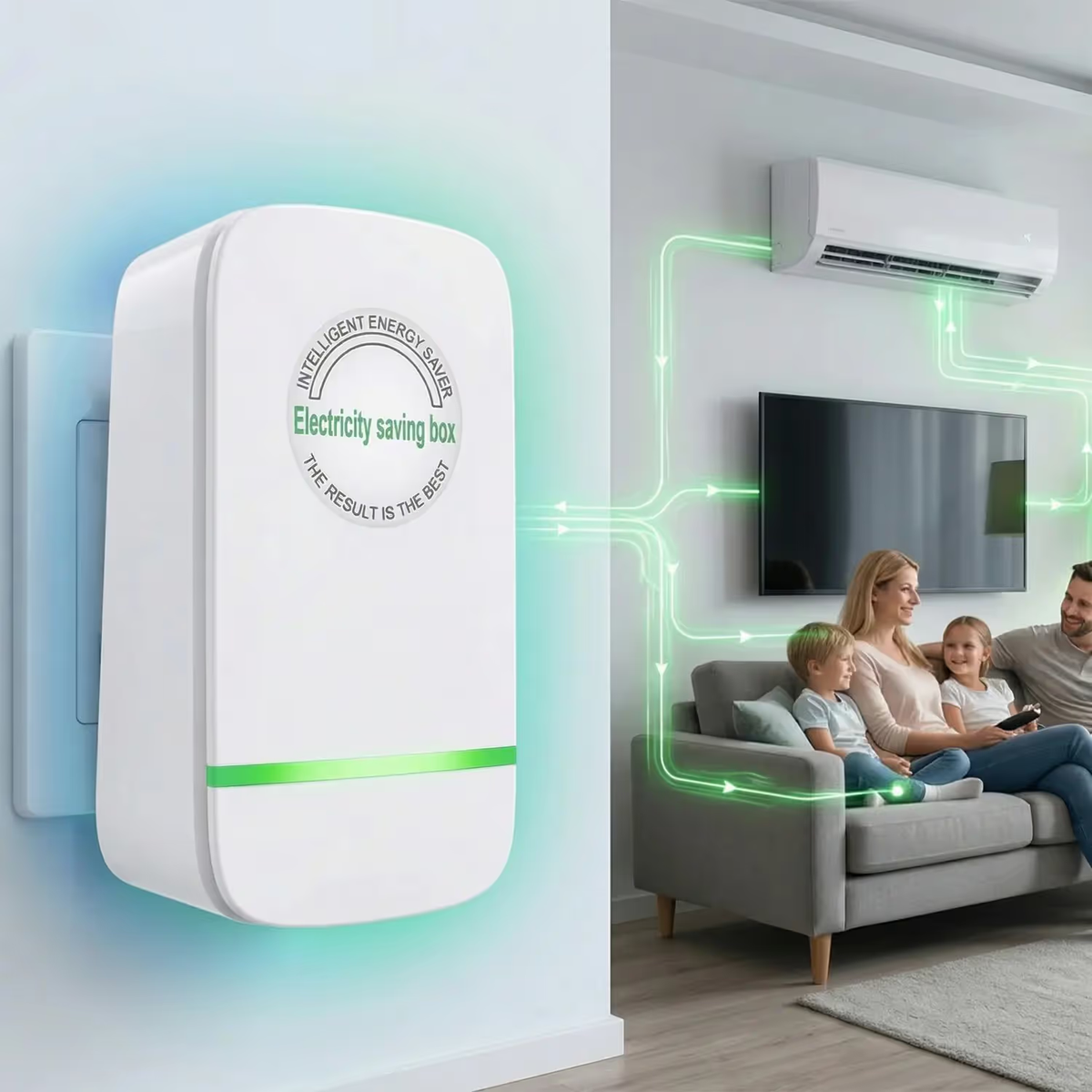 Smart energy-saving box – save at least 40% 📉on your electricity bill each month.